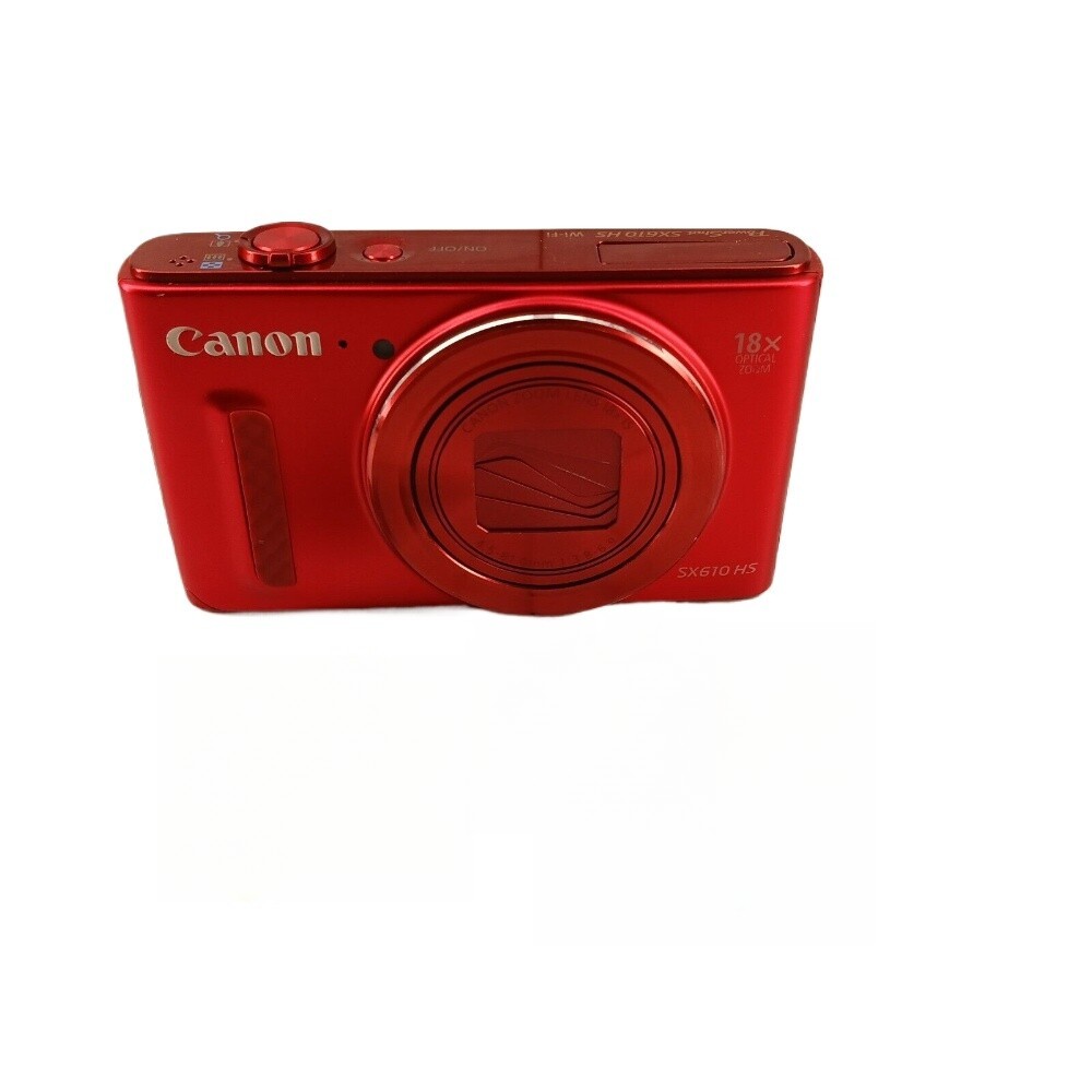 Canon PowerShot SX610 HS 20.2MP Digital Camera SD card Charger RED