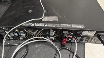 QSC RMX 1850HD Professional 2 Channel Power Amplifier Rack