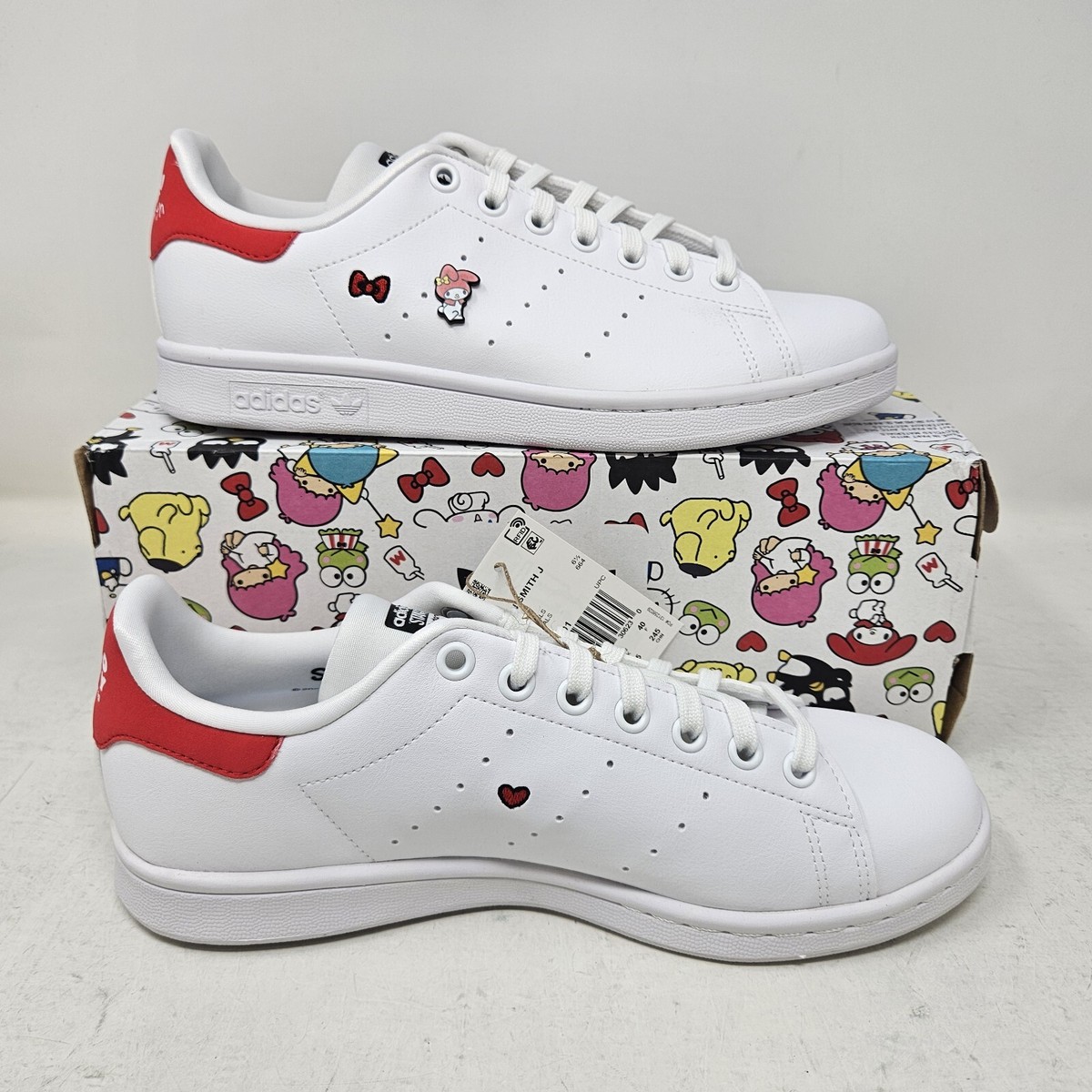 Adidas x HELLO KITTY Stan Smith Classic White Shoe / HQ1901