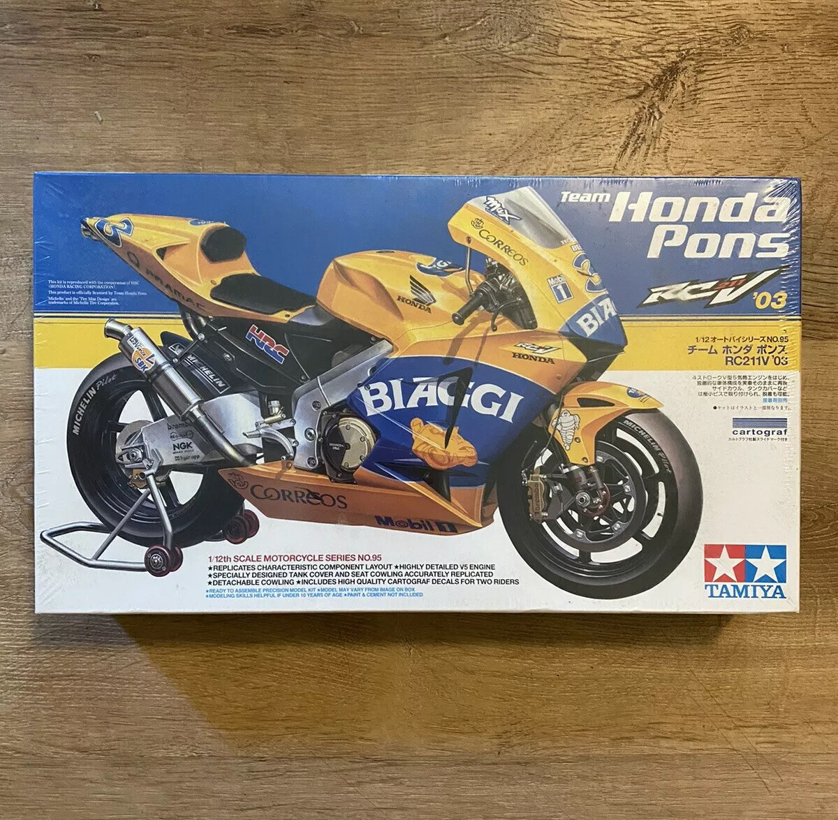 TAMIYA タミヤ 1⁄12 HONDA PONS RC211V 03 ホンダ ポンス ビアッジ