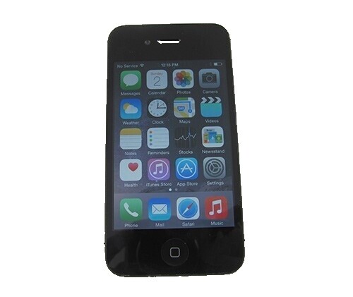 Apple iPhone 4s 8 GB Black Factory Sealed Piece | eBay