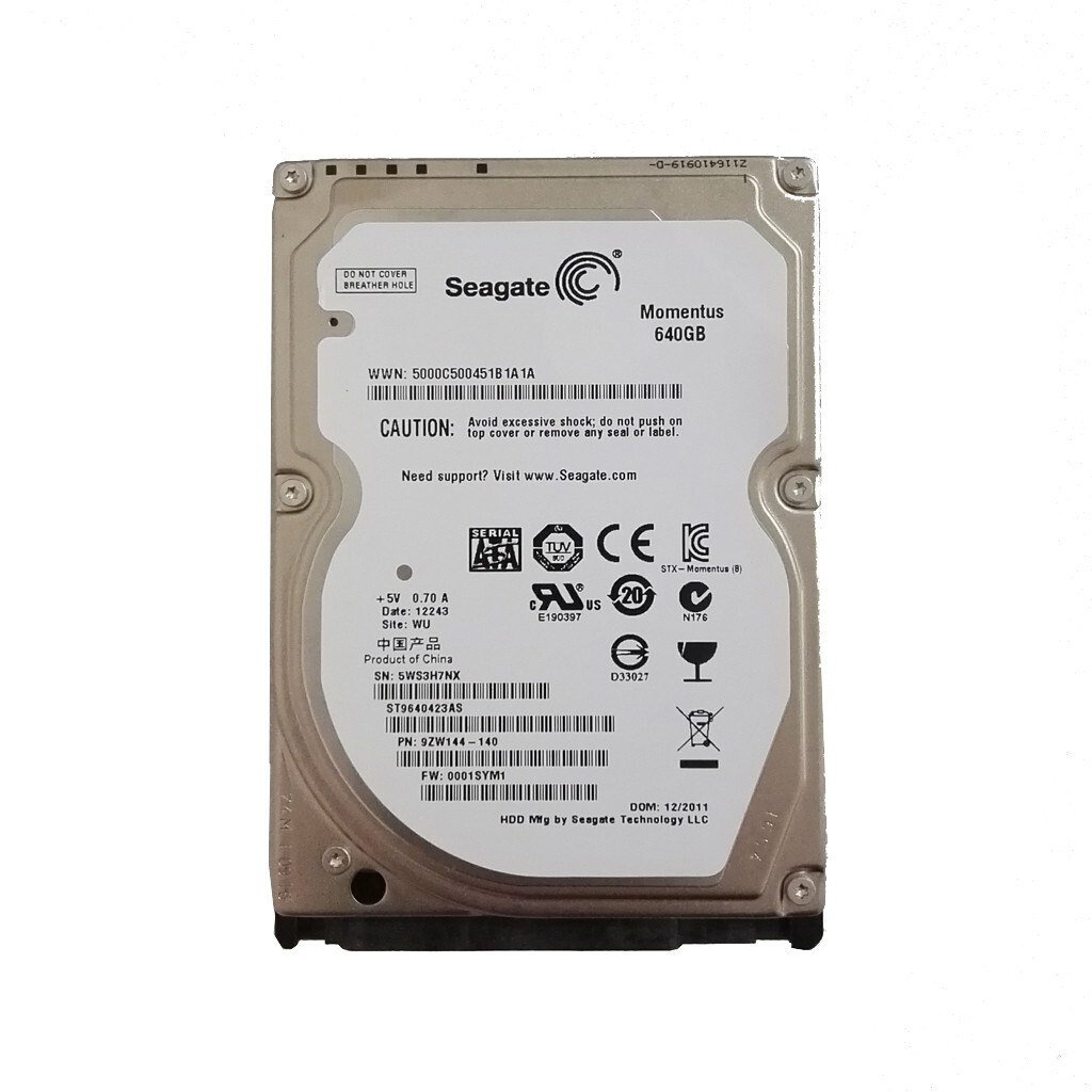 Seagate Momentus 640GB ST9640423AS 5400 RPM SATA 2.5
