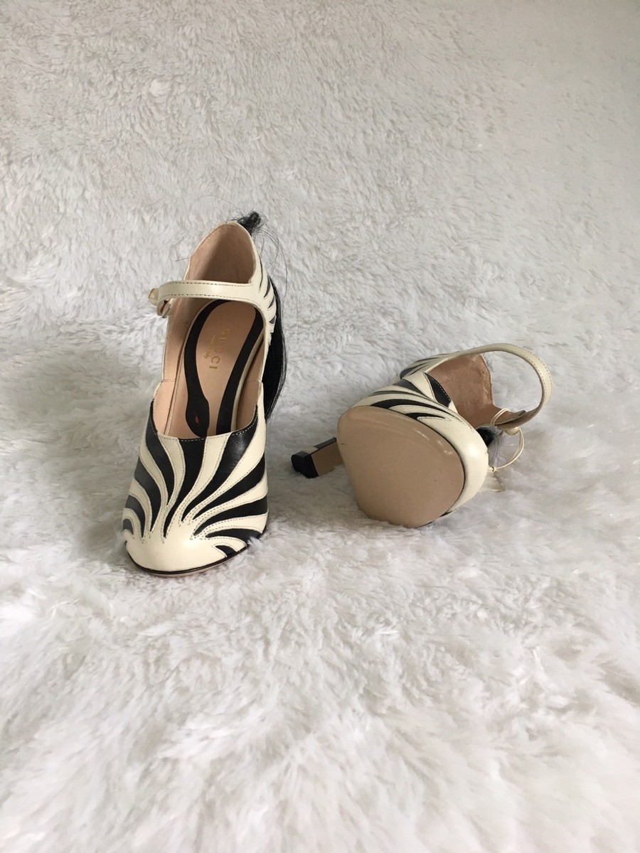 Gucci Zebra Pony Tail Mary Jane 35 $1290 | eBay