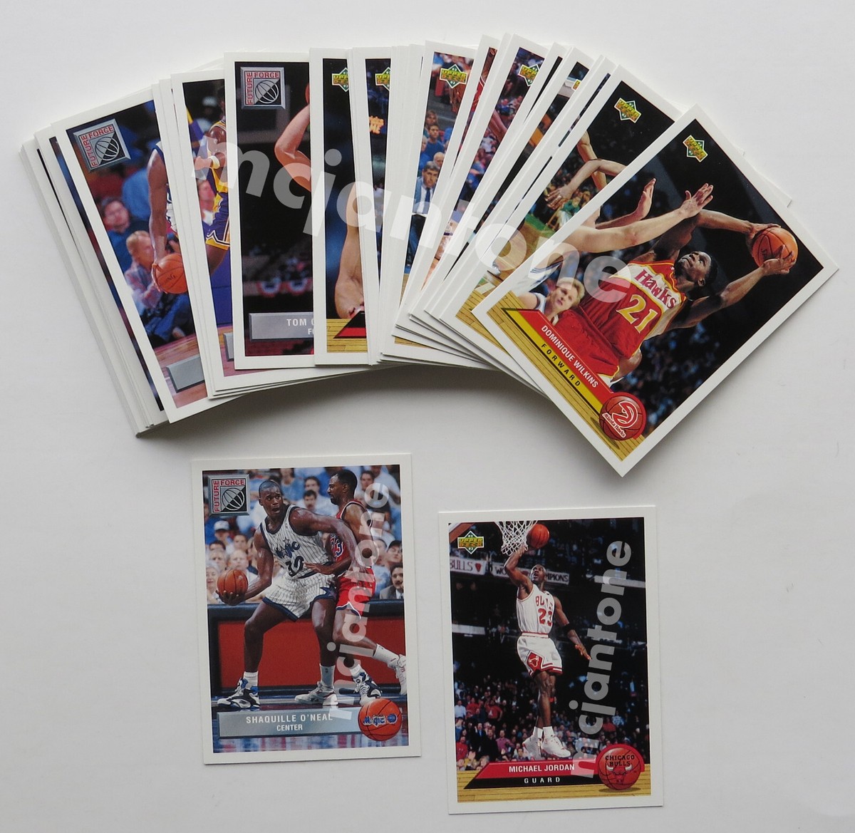McDonald's 92-93 Upper Deck NBA FANTASY PACKS 50 Trading Card SET
