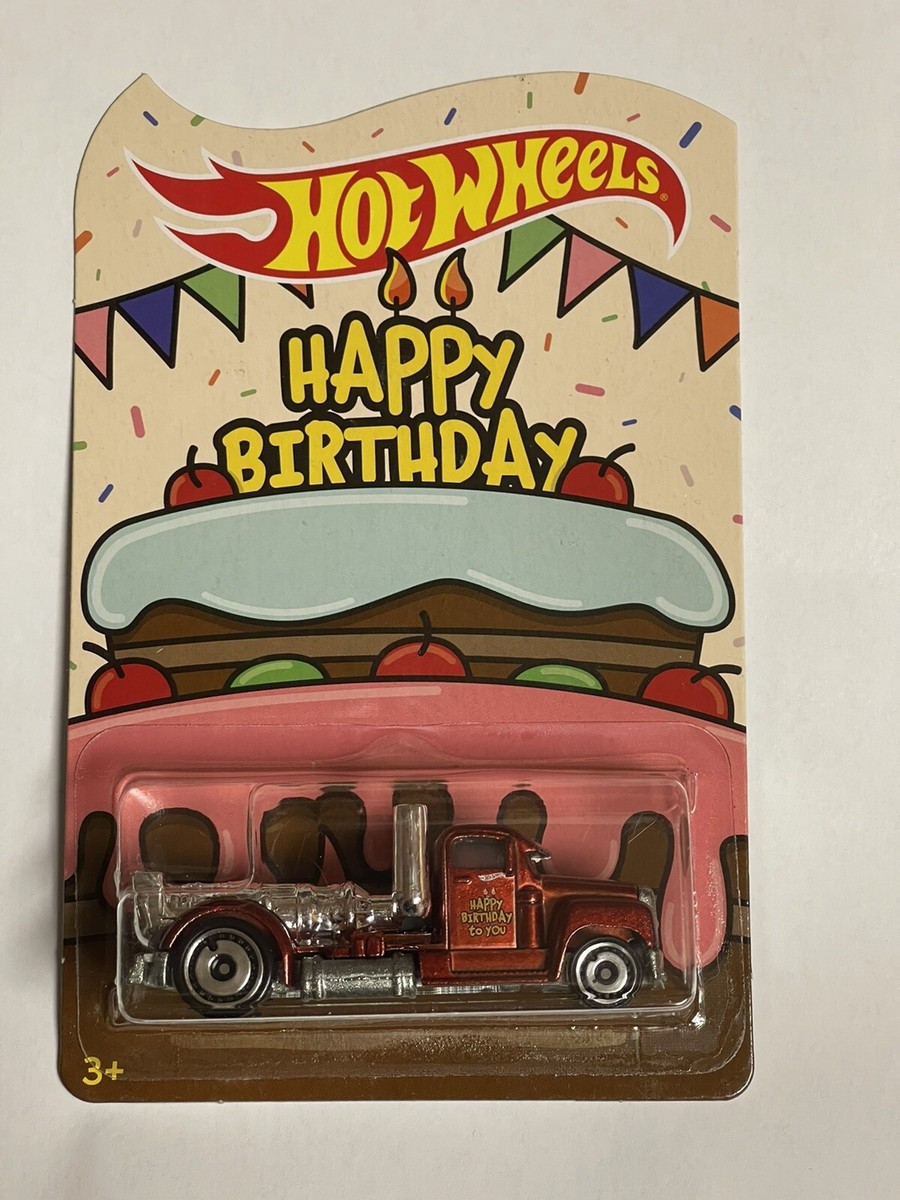 Hot Wheels 2018 Mattel Employee Happy Birthday Car Turbine Time