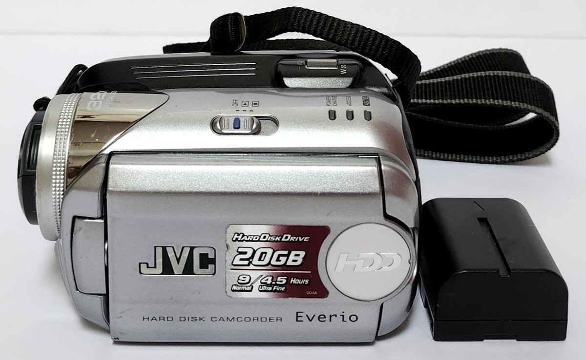 JVC Everio GZ-MG21U Hard Disk Drive 20GB Camcorder Camera Untested