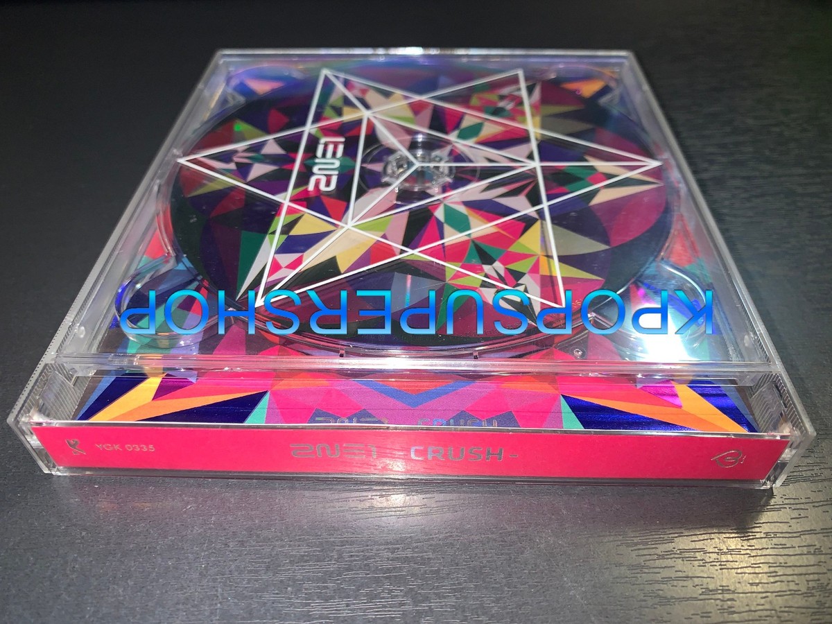 2NE1 New Album Crush CD Booklet Good OOP Rare Pink Version No