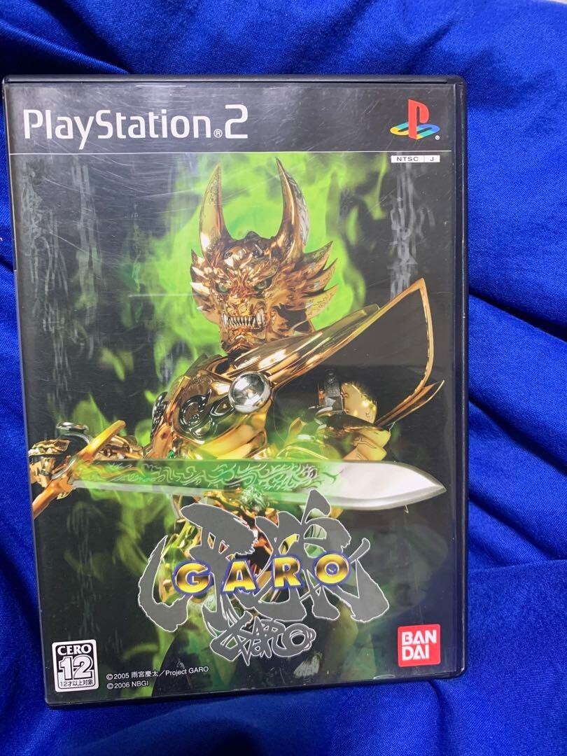 PS2 Golden Knight Fang Wolf Garo Playstation 2 Bandai Game