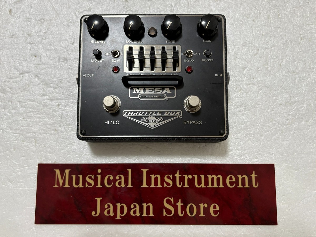 Mesa Boogie Throttle Box EQ Distortion Guitar Effect Pedal Used