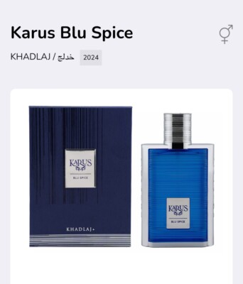 Khadlaj Karus Blu Spice 3.4 EDP New 🆕 | eBay