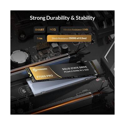 PHIXERO P7000PRO 2TB NVME SSD, PCIe Gen4x4, M.2 2280 NVMe Internal