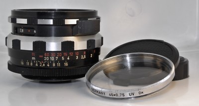 M42 A.SCHACHT ULM Edixa-Travenar 1:2,8/50 f2.8 50mm LENS + CAPS