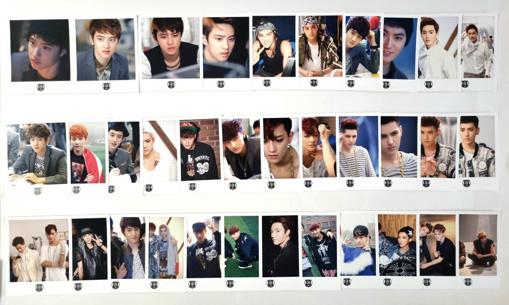 EXO The First Class Official Photocard Polaroid Card Wolf Original