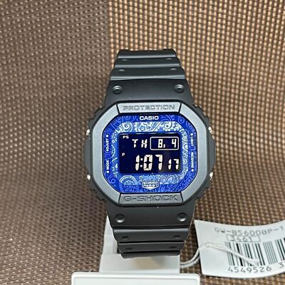 Casio G-Shock GW-B5600BP-1D Paisley Blue Digital Solar Power