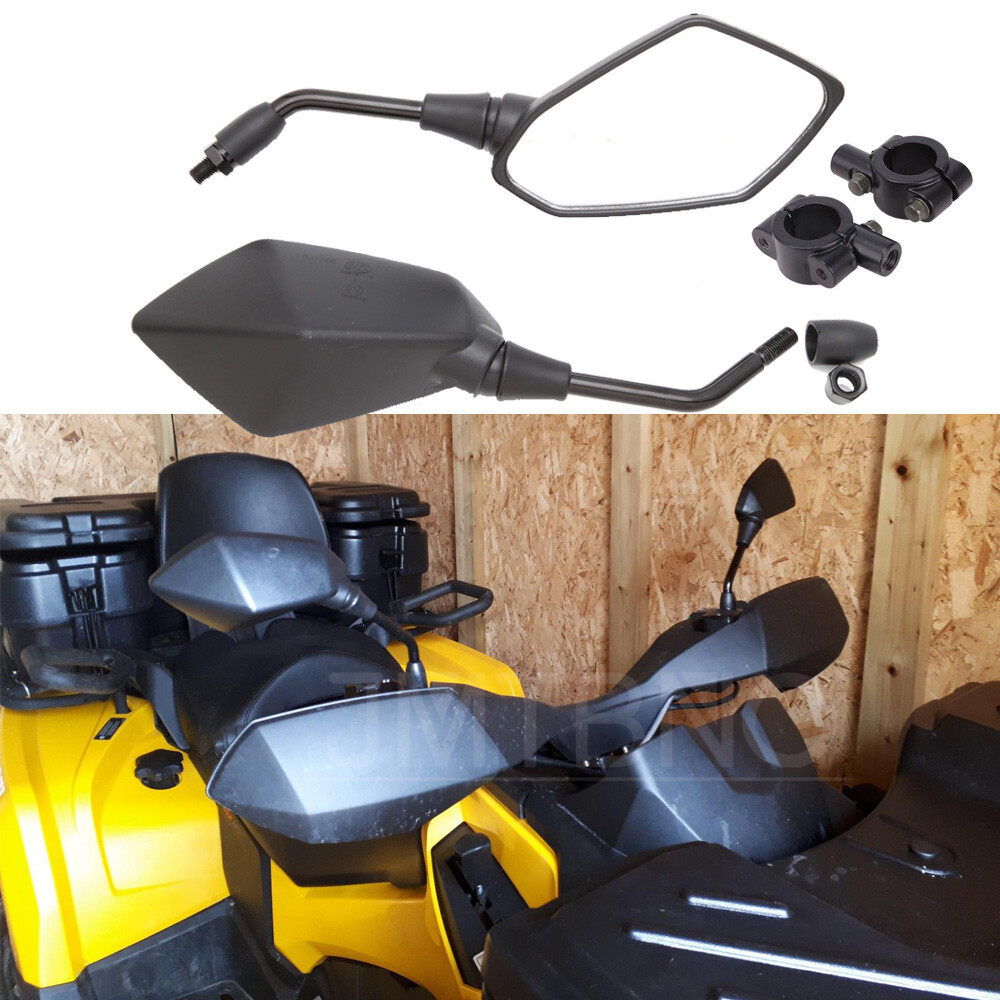 ATV Rearview Side Mirrors + 7/8