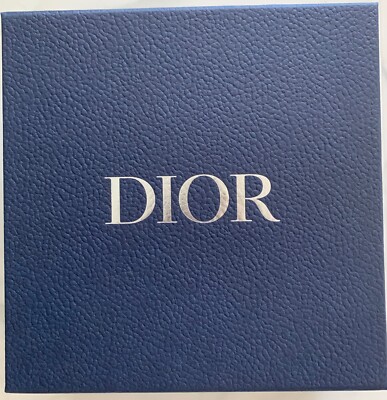 DIOR Foldable Gift Box Navy and Silver 8.25