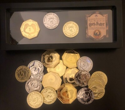 Wizarding MACUSA Coin Set, Harry Potter Dragot Kerat Quarck