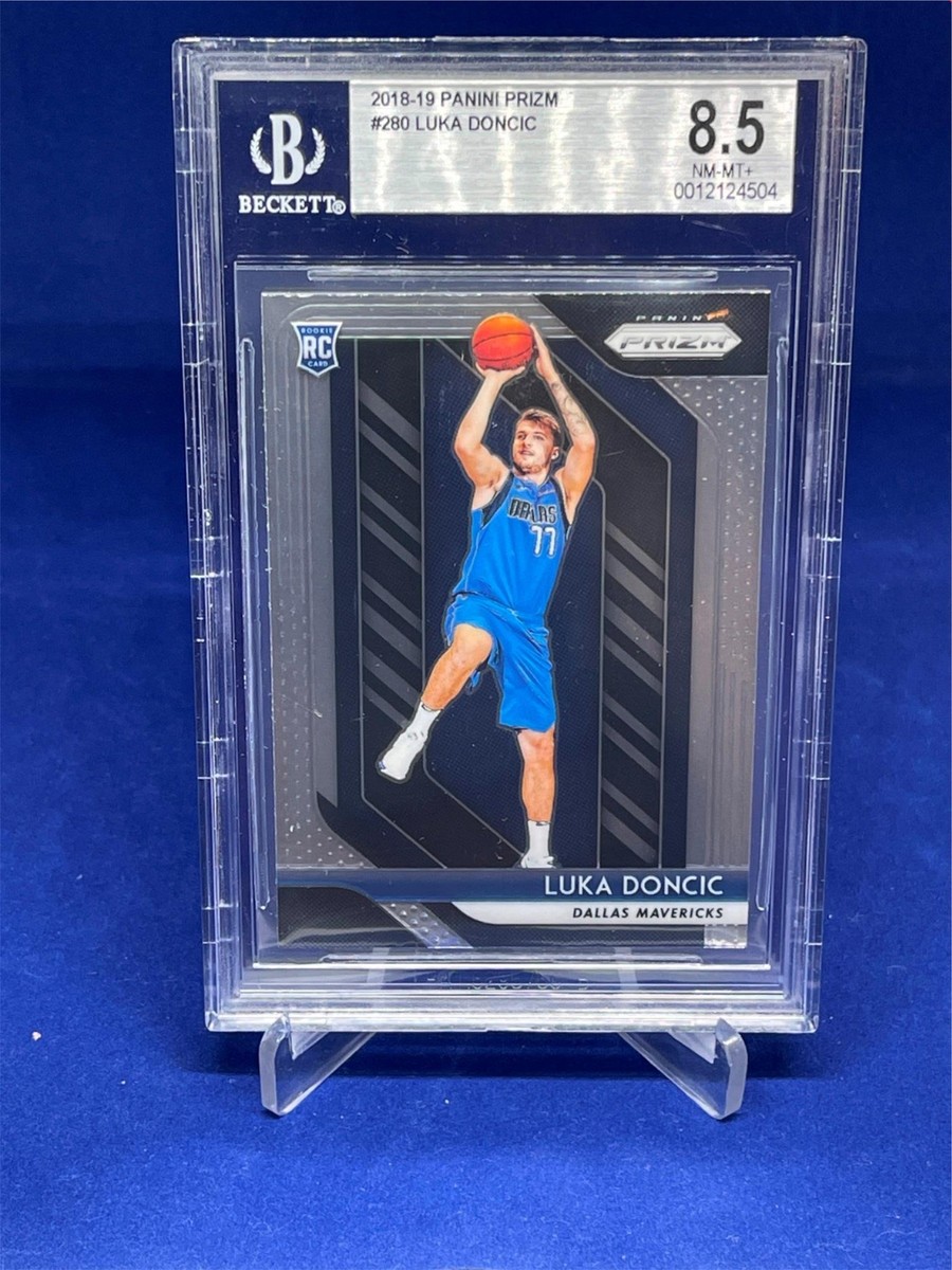 LUKA DONCIC 2018-19 PANINI PRIZM ROOKIE RC #280 BGS 8.5 NEAR MINT