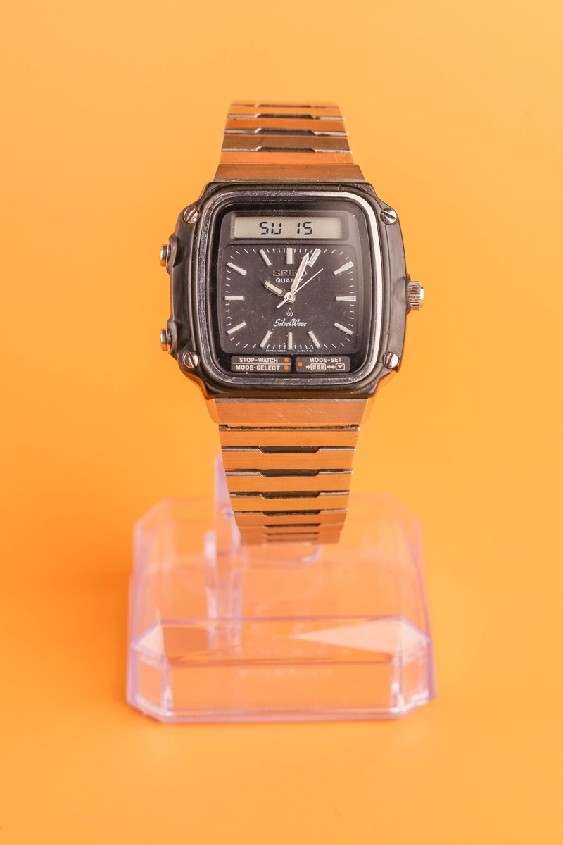 Seiko SilverWave James Bond H357-5120 Ana-digi Alarm Chronograph