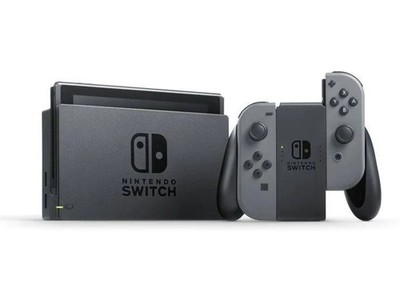 Nintendo Switch Gray Console System & Grey Joy-Con [Nintendo