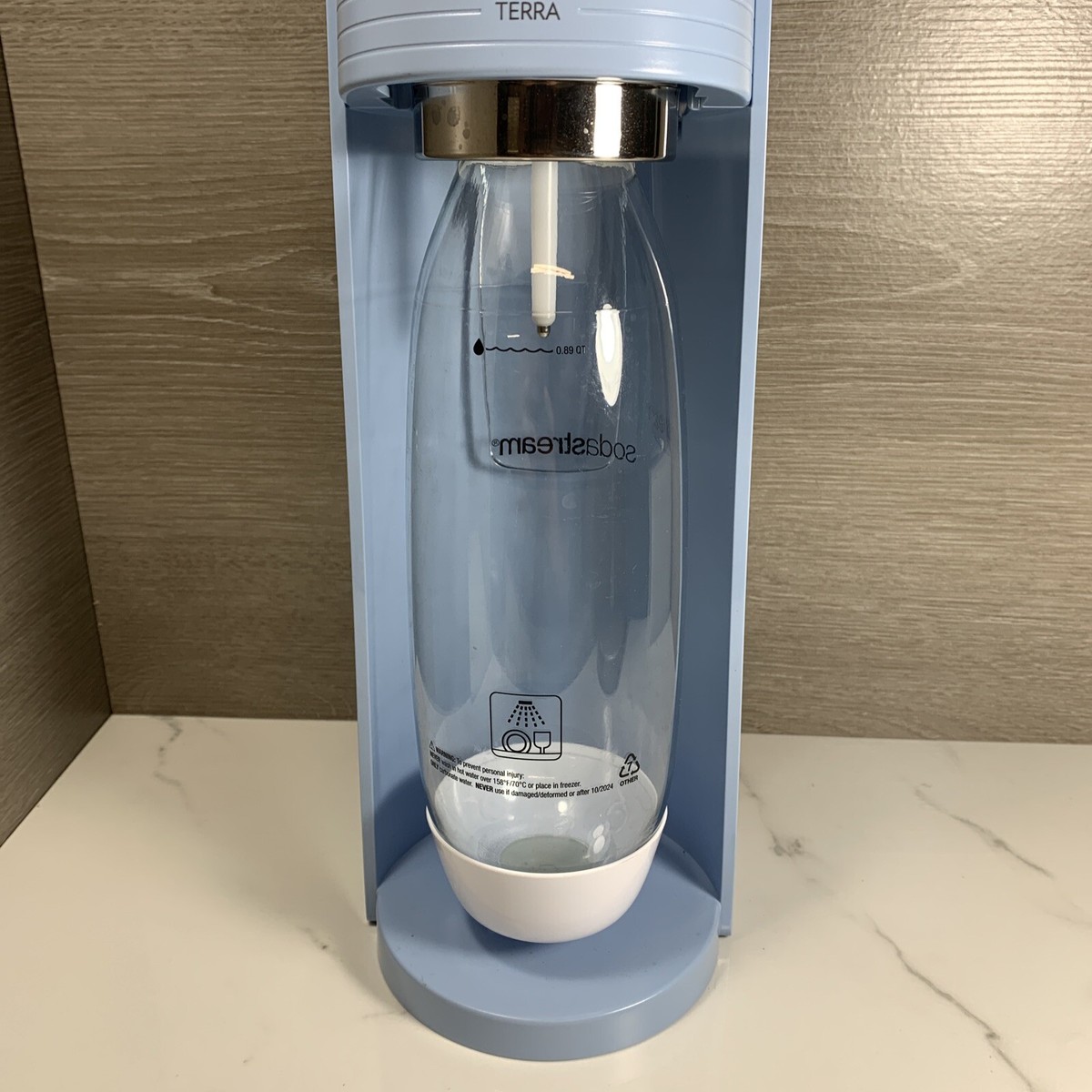 SodaStream Terra Sparkling Water Maker Misty Blue NO CO2 | eBay