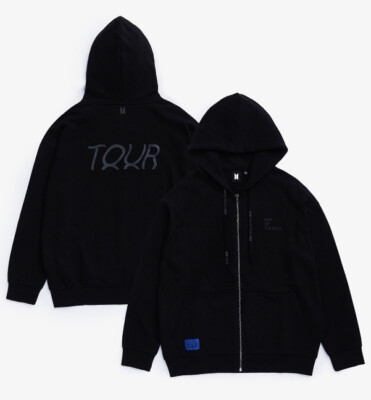BTS MAP OF THE SOUL TOUR ZIP-UP HOODY MOT TOUR EDITION HOODIE
