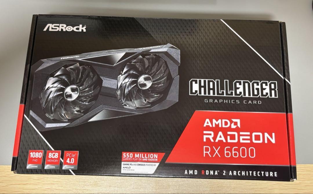 ASRock RX 6600 CLD Challenger D 8GB GDDR6 Graphics Card (‎90