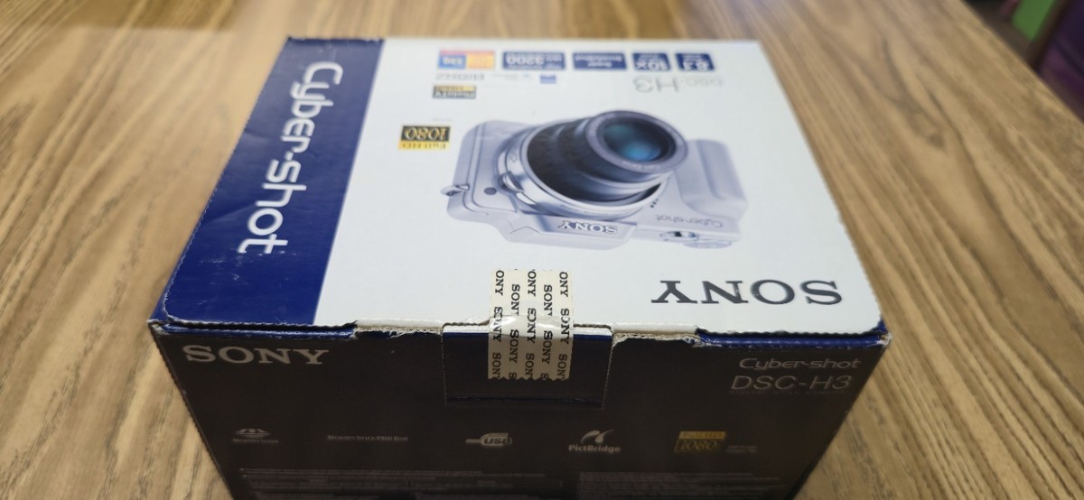 Sony Cyber-shot DSC-H3 8.1MP Digital Camera - Black for sale