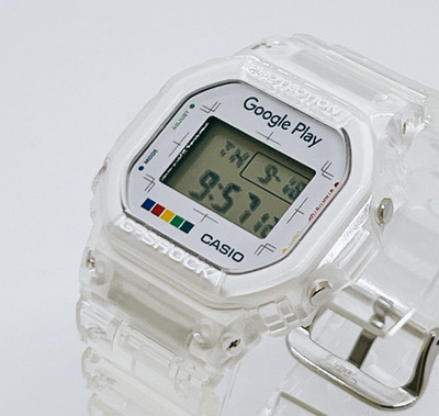 CASIO G-SHOCK DW-5600UE Google Play × BEAMS White 500 Pieces