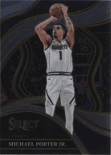 2023-24 Michael Porter Jr. Panini Select Blue Silver Prizm Premier