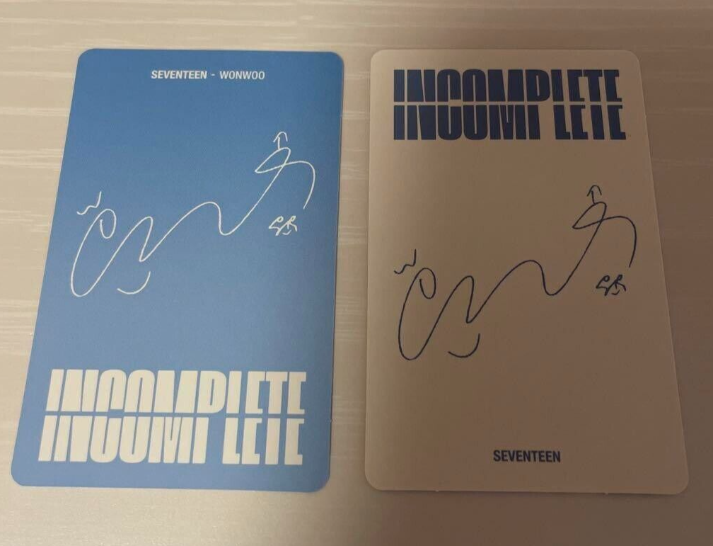 SEVENTEEN WONWOO INCOMPLETE 2021 Online Concert Blu-ray DVD 2