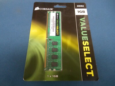 Corsair 1 GB DIMM 533 MHz DDR2 Memory (VS1GB533D2) for sale online