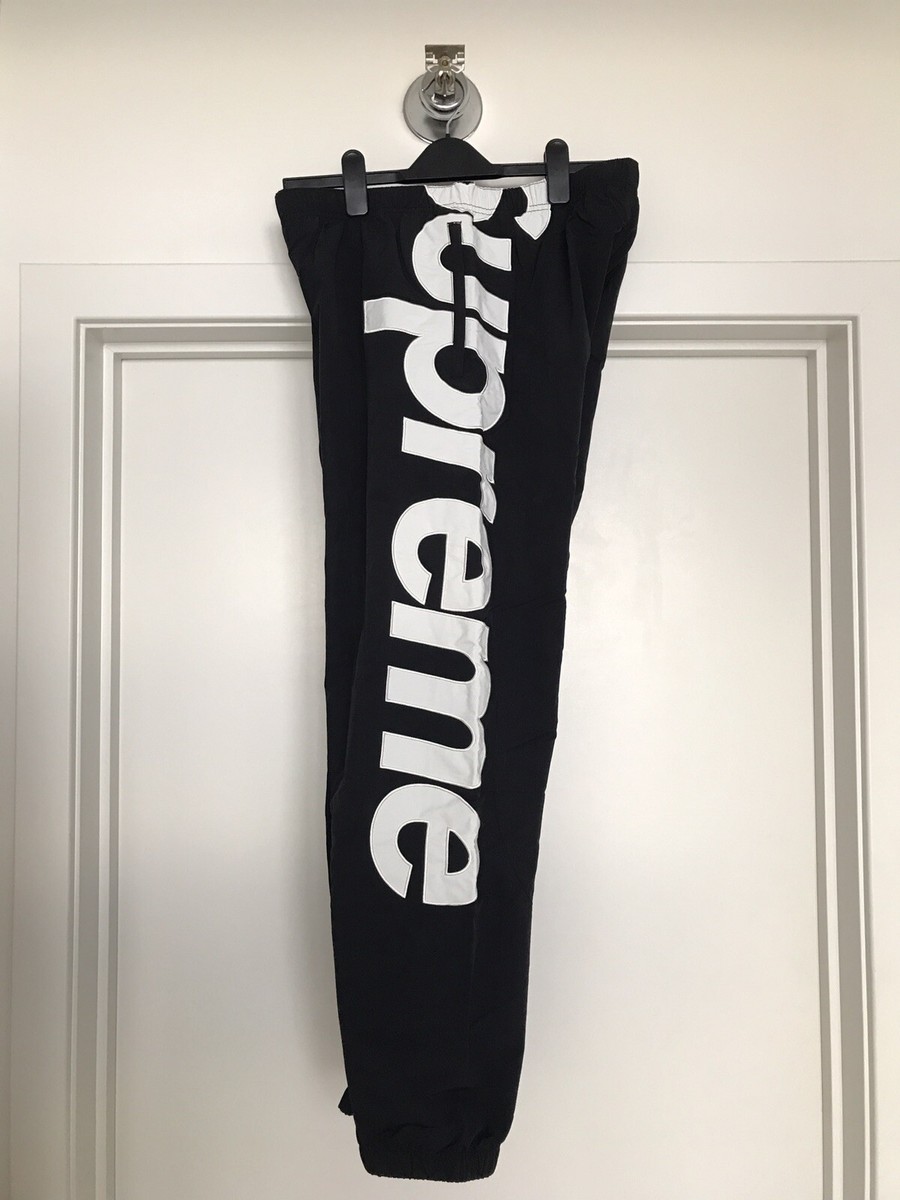 Supreme Spellout Track Pant Black Size Medium Black | eBay