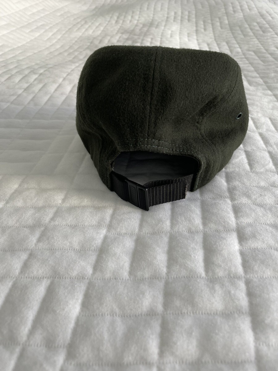 Supreme Loro Piana Wool Box Logo Hat Olive DS Men's Camp Cap
