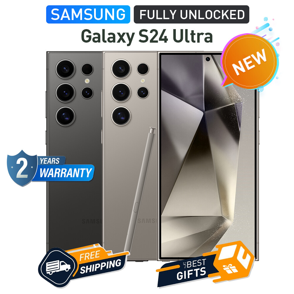 Samsung Galaxy S24 Ultra - 256 GB - Titanium Gray (Unlocked) for