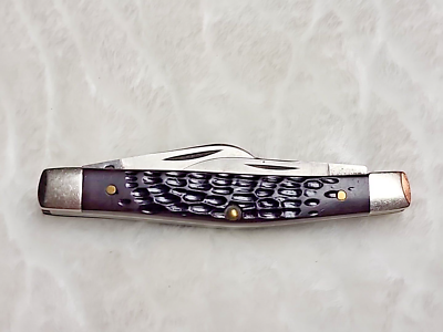 VINTAGE CASE XX USA 6344 3 BLADE STOCKMAN 2 DOT 1998 IN GREAT