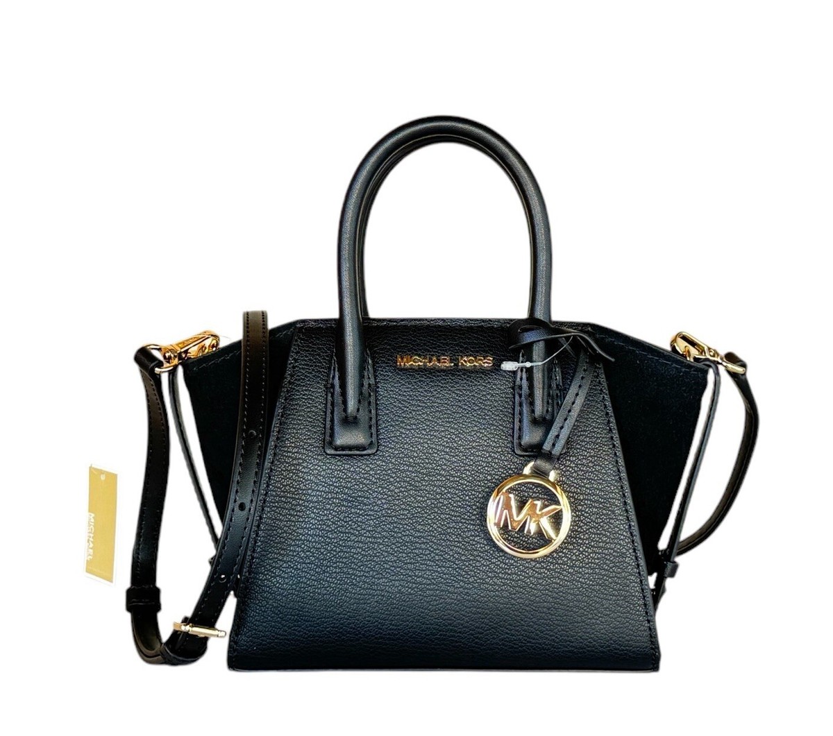Michael Kors Avril XS MINI Satchel Shoulder Crossbody Bag Black | eBay