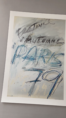 Cy Twombly - Le Festival d'Automne de Paris 1979, Giclee Print