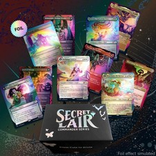 WotC MTG Secret Lair Commander From Cute To Brute Deck - 5 Packs