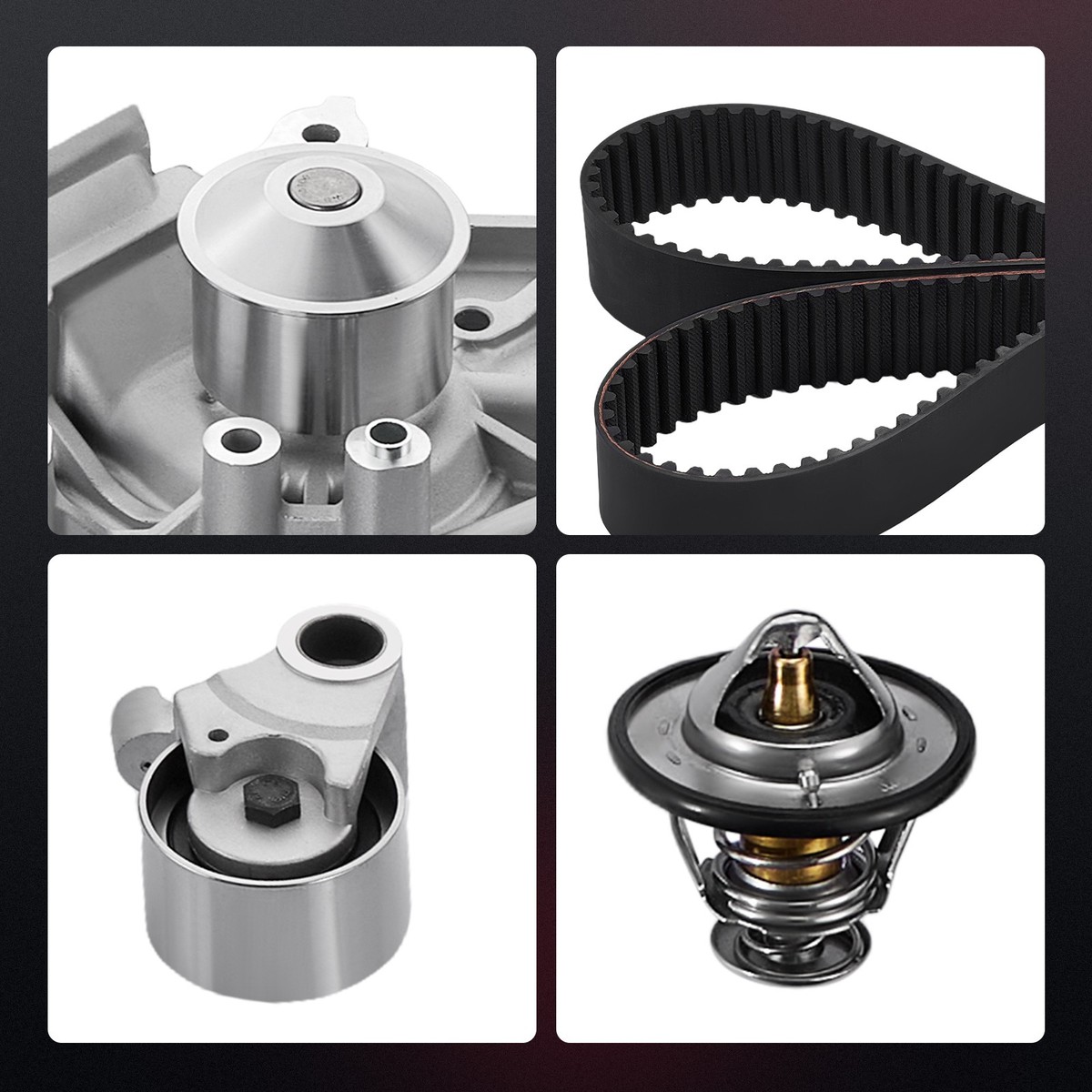 Engine Timing Belt Kit with Water Pump For Toyota Land Cruiser