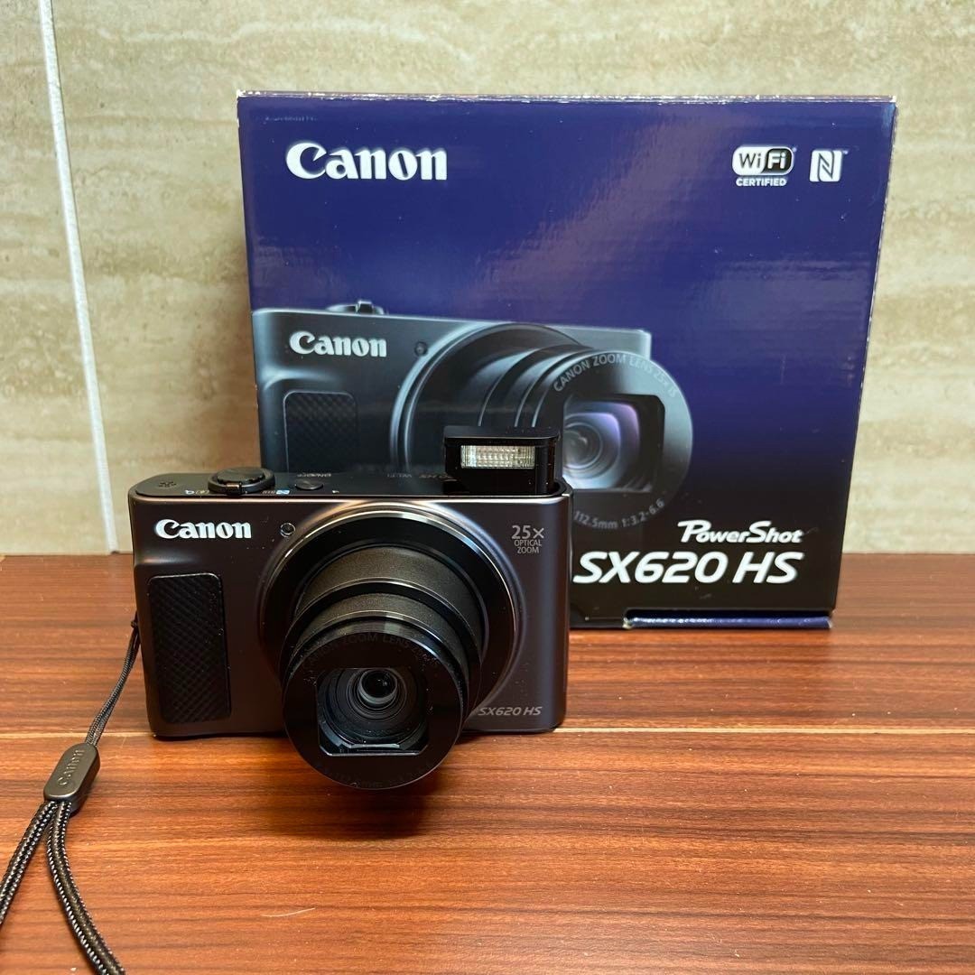 Canon PowerShot SX620 HS 20.2 MP Digital Camera - Black for sale
