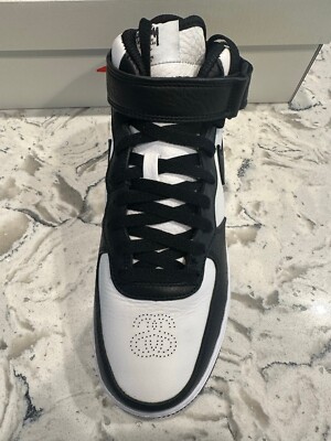 Nike Air Force 1 Mid x Stussy NEW AF1 White Black 2022 Size 8