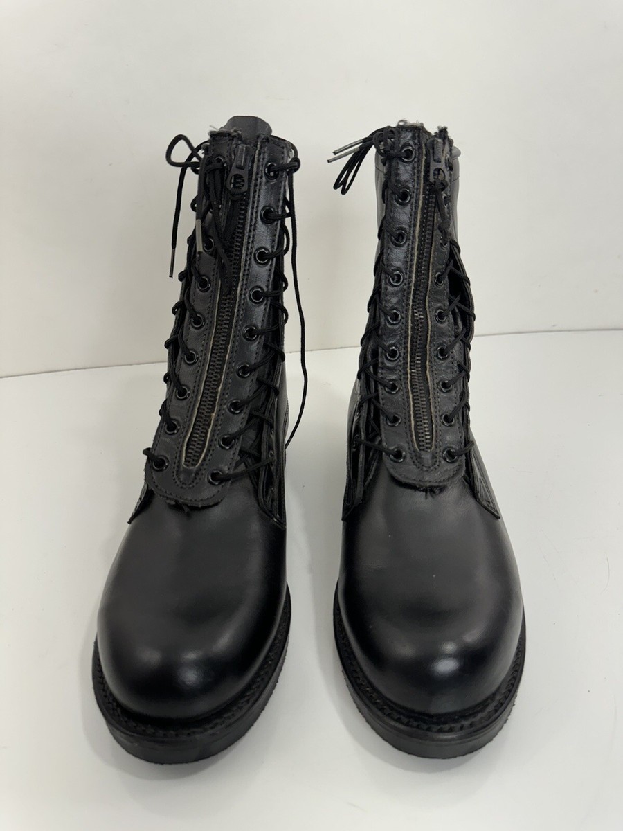 ADDISON SHOE COMPANY - NEW Zip Tongue Vintage 1983 Combat 8 C