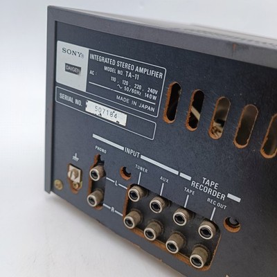 Sony TA-11 Integrated Stereo Amplifier 140w 110-220V 50-60hz TA 11