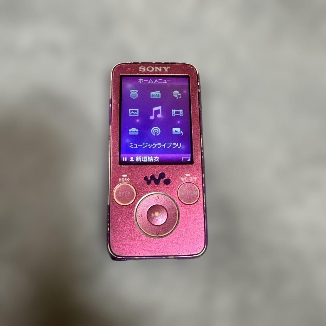 Sony NW-S638F Walkman Digital Media Player Audio MP3 8GB Pink