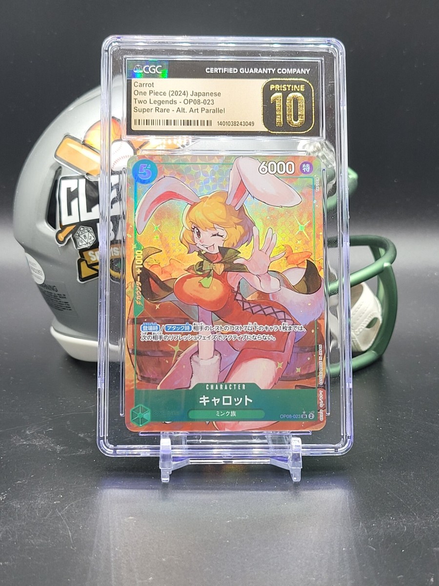CARROT ALT ART OP08-023 CGC Pristine 10 ONE PIECE CCG: TWO LEGENDS