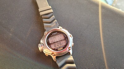 CASIO DEP-600 XL Module (970) 200M Vintage Diver Watch Temp
