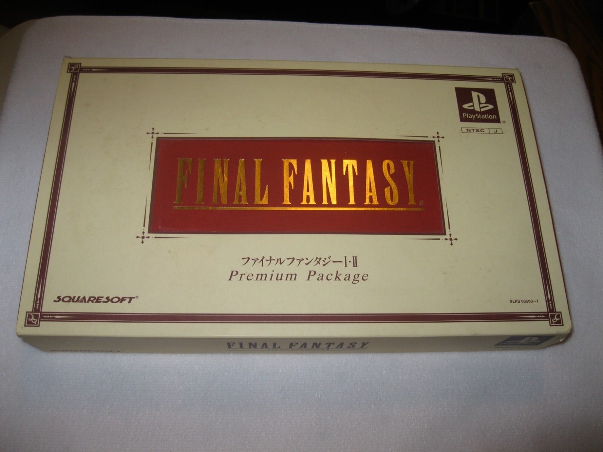 FINAL FANTASY I & II Premium Package Sony Playstation Square Soft