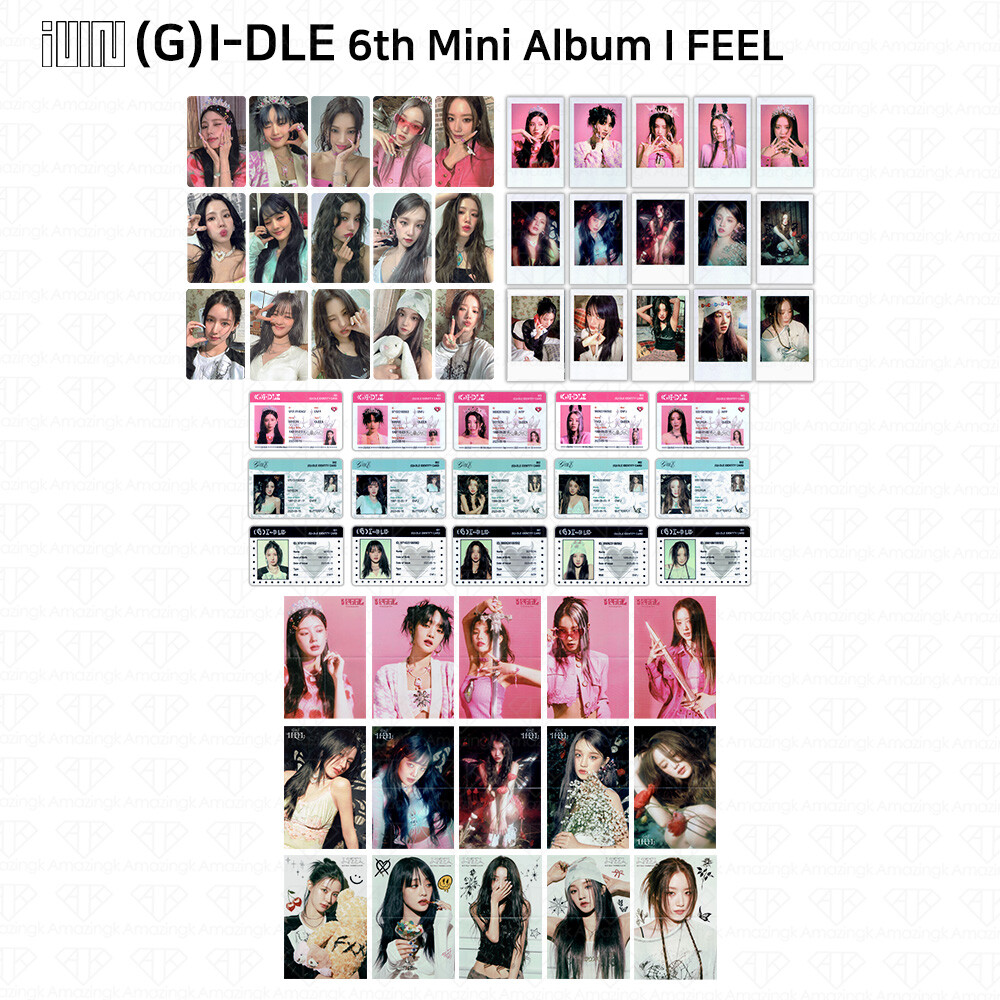 G)I-DLE G-IDLE IDLE 6th Mini Album I Feel Photocard Polaroid ID