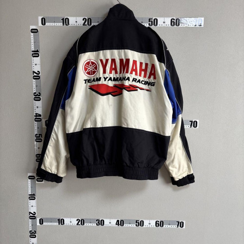 YAMAHA Racing YAMAHAmotorRACING Jacket Blouson Blue Black L [VG